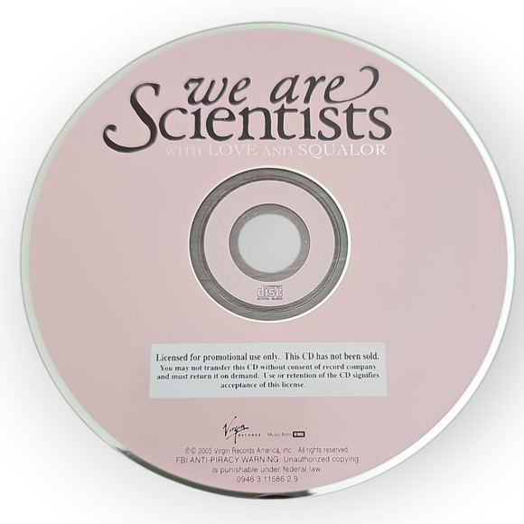 We Are Scientists – With Love And Squalor [2006 Promotional CD]‎ - Picture 3 of 3